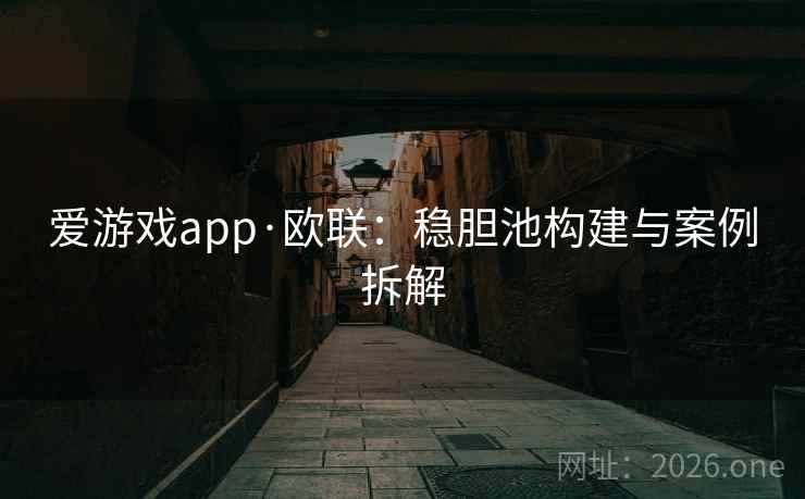 爱游戏app·欧联：稳胆池构建与案例拆解