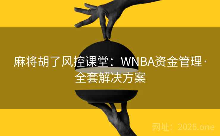 麻将胡了风控课堂：WNBA资金管理·全套解决方案